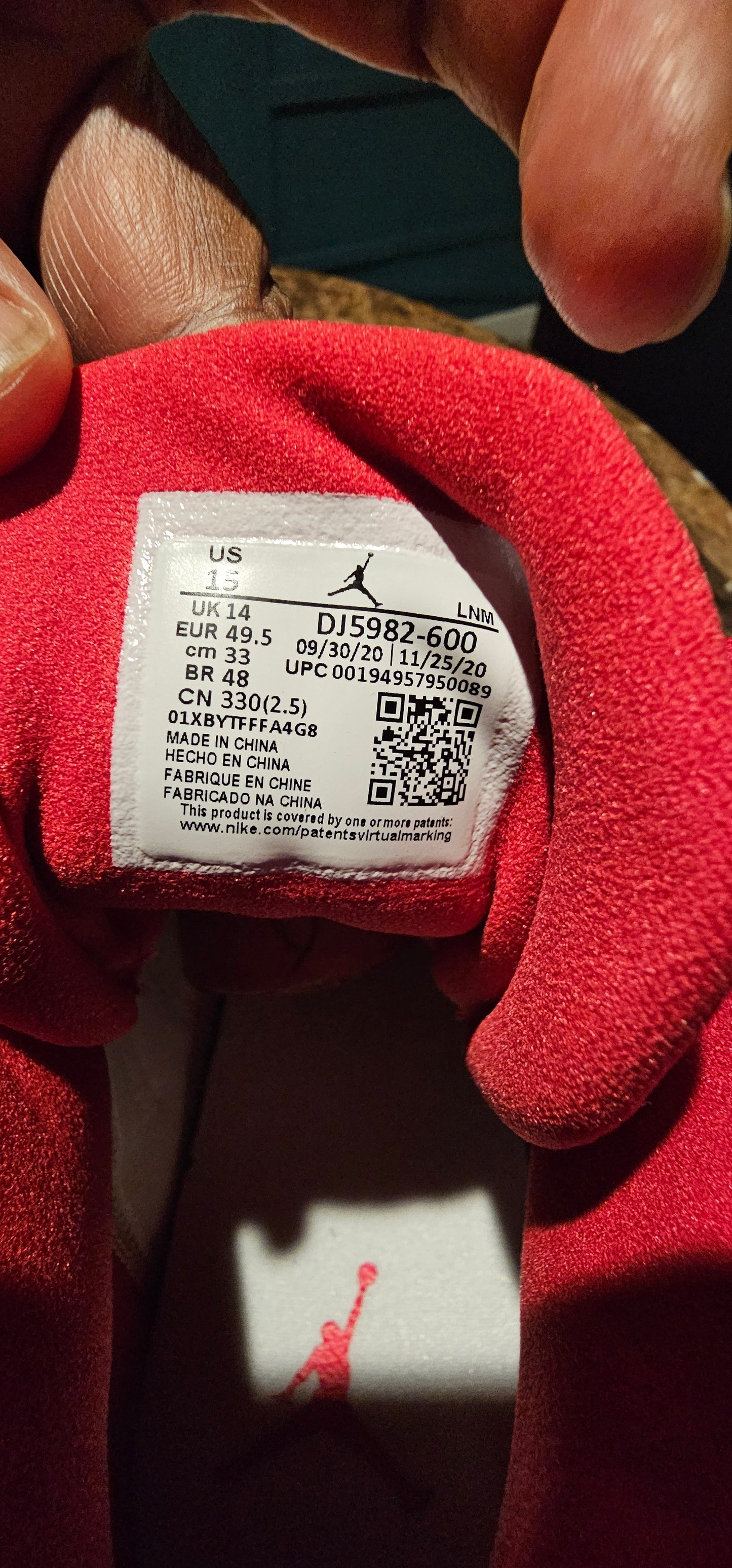 Jordan 13 Retro Gym Red  Size 15 (Brand New) SKU: DJ5982-600