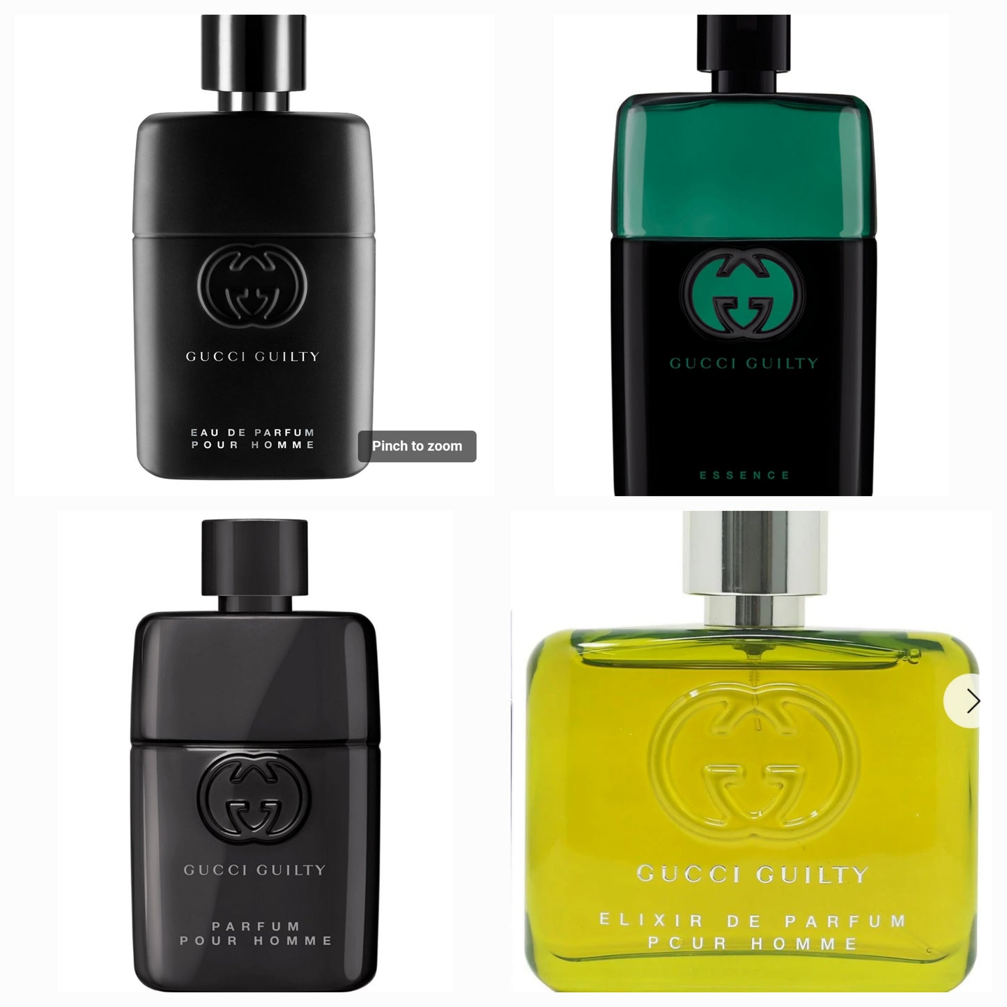 4- Piece Men's 'Gucci Guilty Experience' Pack